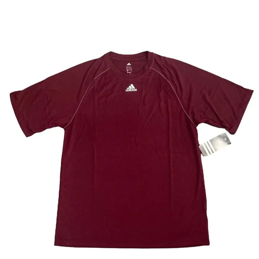 Adidas Men's Climalite Fitness‎ Logo Tee Short Sleeve T Shirt Size XS